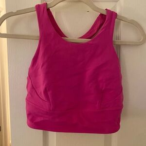 Wunder Under Hot Pink Sports Bra